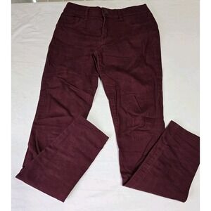Refuge Women's Size 2 Jeans Burgundy Skinny Stretch Tight Leggings